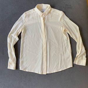 & Other Stories Silk Long Sleeve Shirt